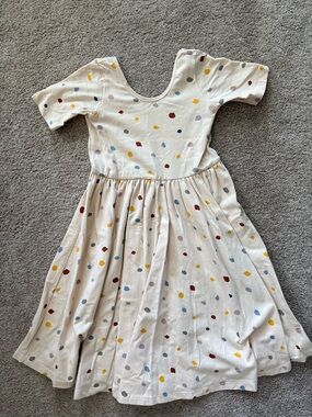 Alice and Ames Cream Polka Dot Twirl Dress